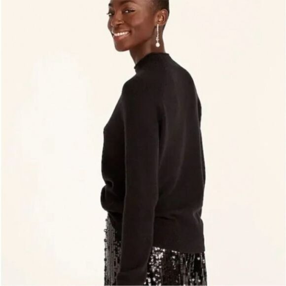 J Crew Rollneck Black sweater in Supersoft yarn BD613 size XXS - Picture 8 of 11